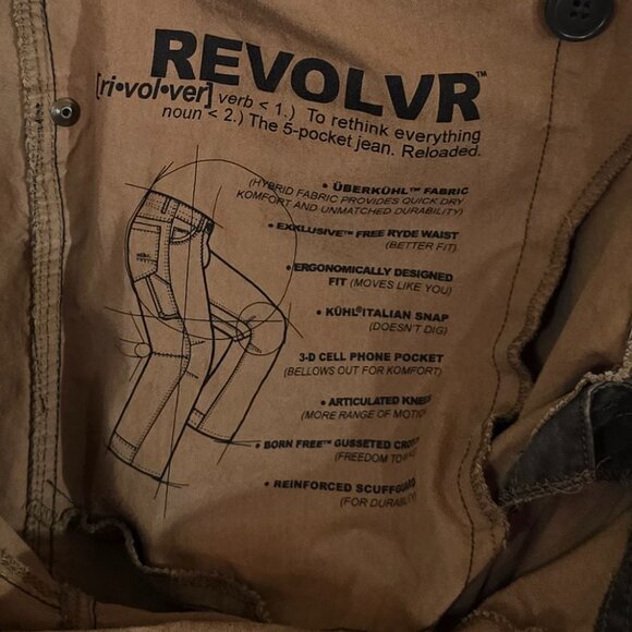Kuhl Revolvr Pants #5232 - Grove (green) - Sz 34x32* - Picture 9 of 11